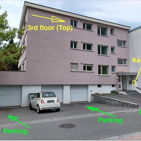 Schone Grosse Attika-Wohnung Im Zentrum Von Vaduz Inkl. Parkplatz 外观 照片